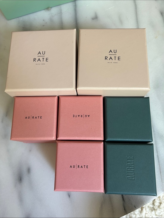 Aurate Accessories - Aurate Pink, Cream & Teal Jewelry Box Set